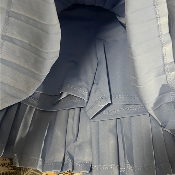 Art Class Light Blue Pleated Skater Skort - Large - Picture 3 of 3